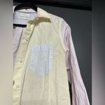J.Crew NWOT  Classic-fit cotton poplin shirt cocktail stripe 10 Photo 3