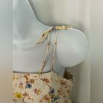 Old Navy Fit & Flare Tie-Strap Linen Blend Floral Mini Dress (636) Photo 10