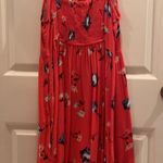 SO Hot pink floral dress with Pockets Photo 1