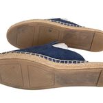 Tory Burch  Max Espadrille Slide – Royal Navy Suede Size 7 Photo 6