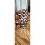 Lucky Brand  Silver Tone  Open Link Bracelet Classic Toggle Closure Photo 5