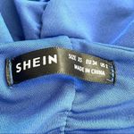 SheIn  blue ruched cutout halter dress Photo 10