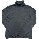 Apt. 9  Medium 100% Cashmere Turtleneck Sweater Gray Quiet Luxury Minimalist Women Photo 0