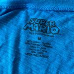 Nintendo  Super Mario Blue Graphic 3/4 Long Sleeve Top SIZE M Photo 2