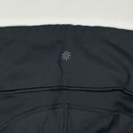 Athleta  Athletic Leggings with‎ Side Pockets & Perforated Floral Design Black Sm Photo 3