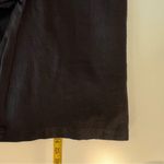 J Jill Womens Linen Button Up Jacket Sz MP Minimalist Capsule Wardrobe Lagenlook Black Photo 5