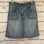 Talbots  Denim Skirt Lightweight Knee Length-6 Photo 0