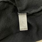 James Perse XL Black Supima Cotton Terry Fleece Button Shoulder Top Quiet Luxury Photo 4