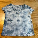 Aeropostale  Aero Seriously Soft Blue Tie Dye Women’s Shirt Tee size XS Top Photo 0
