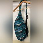 KAVU  Teal Patterned Rope Bag excellent condition Photo 1