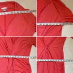 Venus coral front tie knotted maxi dress Photo 6