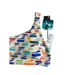 Puma  Women's Multicolor Logo One Strap Swim Bikini Top Size Medium NEW NWT Photo 2