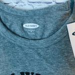 Old Navy  Women Gray Short Sleeve Crew Neck Graphic Tee Sz M Photo 2