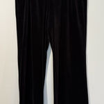 Ralph Lauren Lauren Velvet Pants Womens Large Black Whimsigoth Quiet Luxury Photo 0