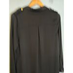 L'Academie The Military Dress Long Sleeve Black Double Breasted Size Medium Photo 6