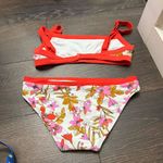 Xhilaration Women’s Medium Red Trimmed Bikini Swim Set Beach Pool Ocean Photo 1