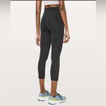 Lululemon Time to Sweat Crop Tights Legging Pockets Women Size 4 Photo 1