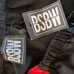 LF Satin Black And Red Stripe Pants Photo 5