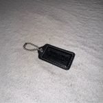 Coach  Black Leather Keychain Photo 1
