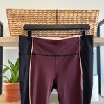 Athleta Mid-Rise Velocity Colorblock Capri Crop Legging Activewear Pant, M Photo 3