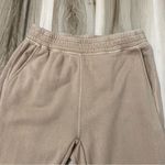 N: Philanthropy Front Zip Joggers Sweatpants in Camel Tan Size M Photo 11