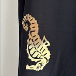 Peppermint  size large Black and Gold Seahorse dress Photo 6
