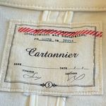 Cartonnier Anthropologie Striped Knit Blazer Jacket Stretch Size Small Women's Blue Photo 8