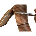 Toms  Women's 12 Lunata Wheat Suede Lace-Up Ankle Booties Block Heel Photo 5