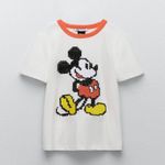 ZARA  Disney Mickey Mouse T-Shirt Photo 3