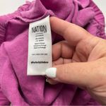 Nation Ltd 100% Linen Pink Pants Women Size Small Coastal Pull-on Pockets *FLAW Photo 2