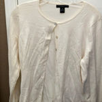 August Silk FINAL MARKDOWN Classic  cardigan medium petite Photo 0