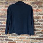 Allison Daley  Petite Black Embellished Full Zip Lightweight Jacket Size Large Photo 5