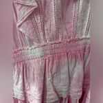 Love Shack Fancy Natasha Dress in Island Pink Hand Dye Photo 6