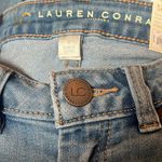 LC Lauren Conrad skinny mid rise embroidered jeans | 2 Photo 5