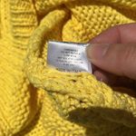 Voyageur by Mersea yellow knit sleeveless sweater vest made in Italy 100% cotton Size M Photo 11