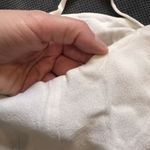 Lulus Affectionate Aura White Swiss Dot Tiered Bustier Midi Dress Medium Photo 15