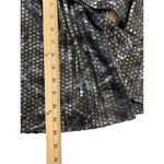 Dress Barn  Women's Metallic Silver & Black Cardigan Photo 7