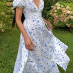 Hill House Sabrina floral botanical dress XS Sundress Photo 0