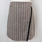 J.Crew New  Tweed Faux Wrap Mini Skirt E1665 Black Pink Size 4 Photo 1