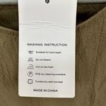 comfortable light weight sleeveless summer dress. Olive color. Green Size XXL Photo 3