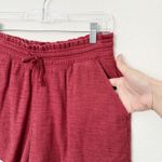 Aerie [] Red Endless Summer Shorts Summer Burgundy Lounge Sweatshorts Sz Medium M Photo 8
