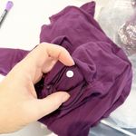 Lululemon Athletica Long Sleeve Crew Neck Pleated Back Training T-Shirt Purple 8 Photo 1