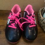 Adidas  Girls Conquisto Soccer Cleats Size 13.5 Black Pink Sports Shoes Photo 1
