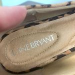 Lane Bryant Women's Leopard Print Ballerina Flats Shoes Brown Size 9 WIDE Photo 3