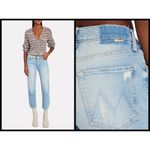 💕MOTHER SUPERIOR💕 The Tomcat Jeans ~ Bless You 30 NWOT Cropped Straight Leg Photo 3