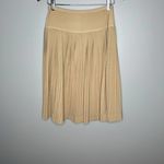 Club Monaco  brown & white pleated polka dot flowy boho skirt women size 2 Photo 5