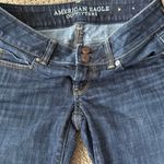 American Eagle Women’s Artist Crop Stretch Jean Bermuda Shorts. Photo 3