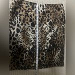 Cato  Brown and Black Animal Print Mini Skirt Photo 7