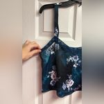 Urban Outfitters  Floral Crop Tank W/ Lace Size Medium Photo 1