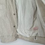 IRO Ilija Linen Jacket Off White Snap Buttons size FR 36 US 4 Short Sleeves Photo 9
